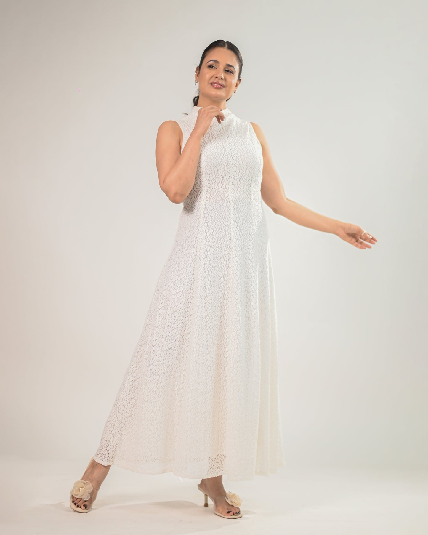 Ivory Whisper Maxi Dress