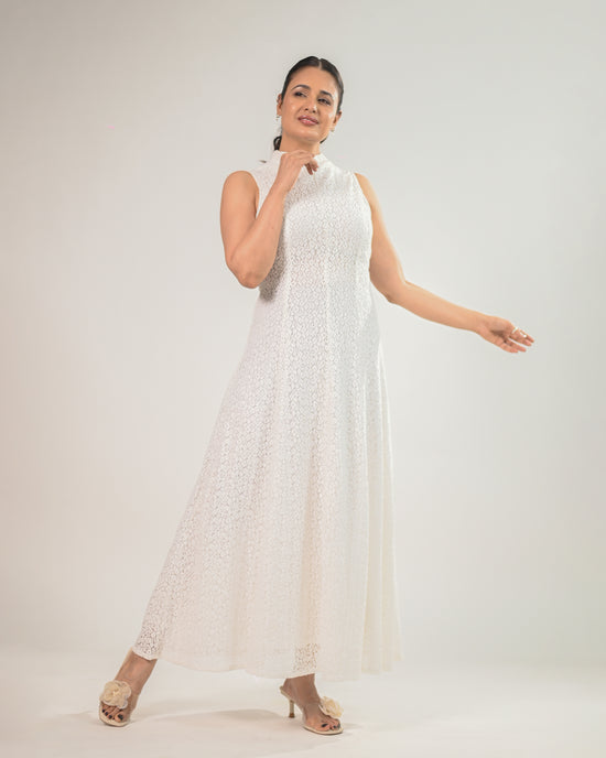 Ivory Whisper Maxi Dress