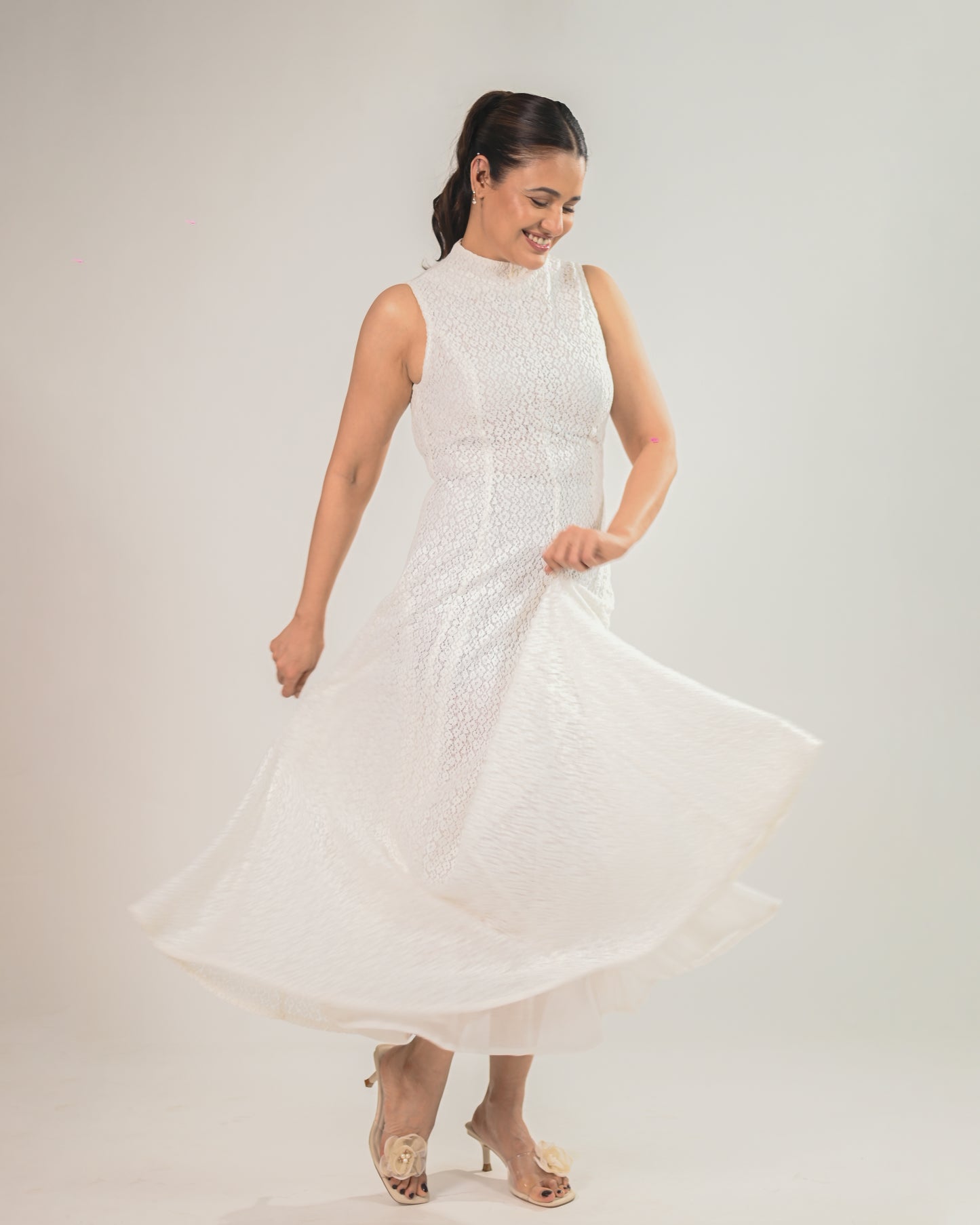 Ivory Whisper Maxi Dress