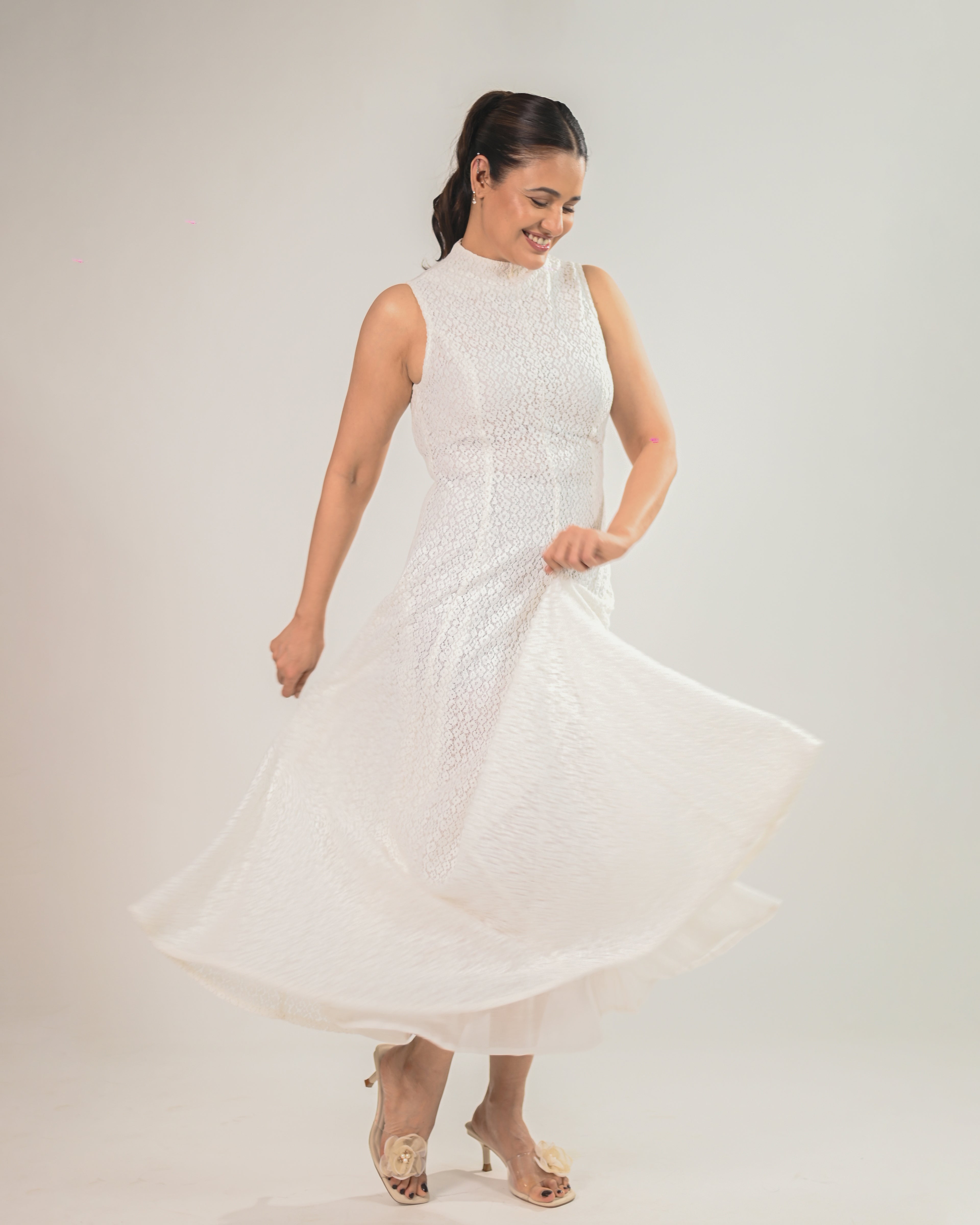 Ivory Whisper Maxi Dress