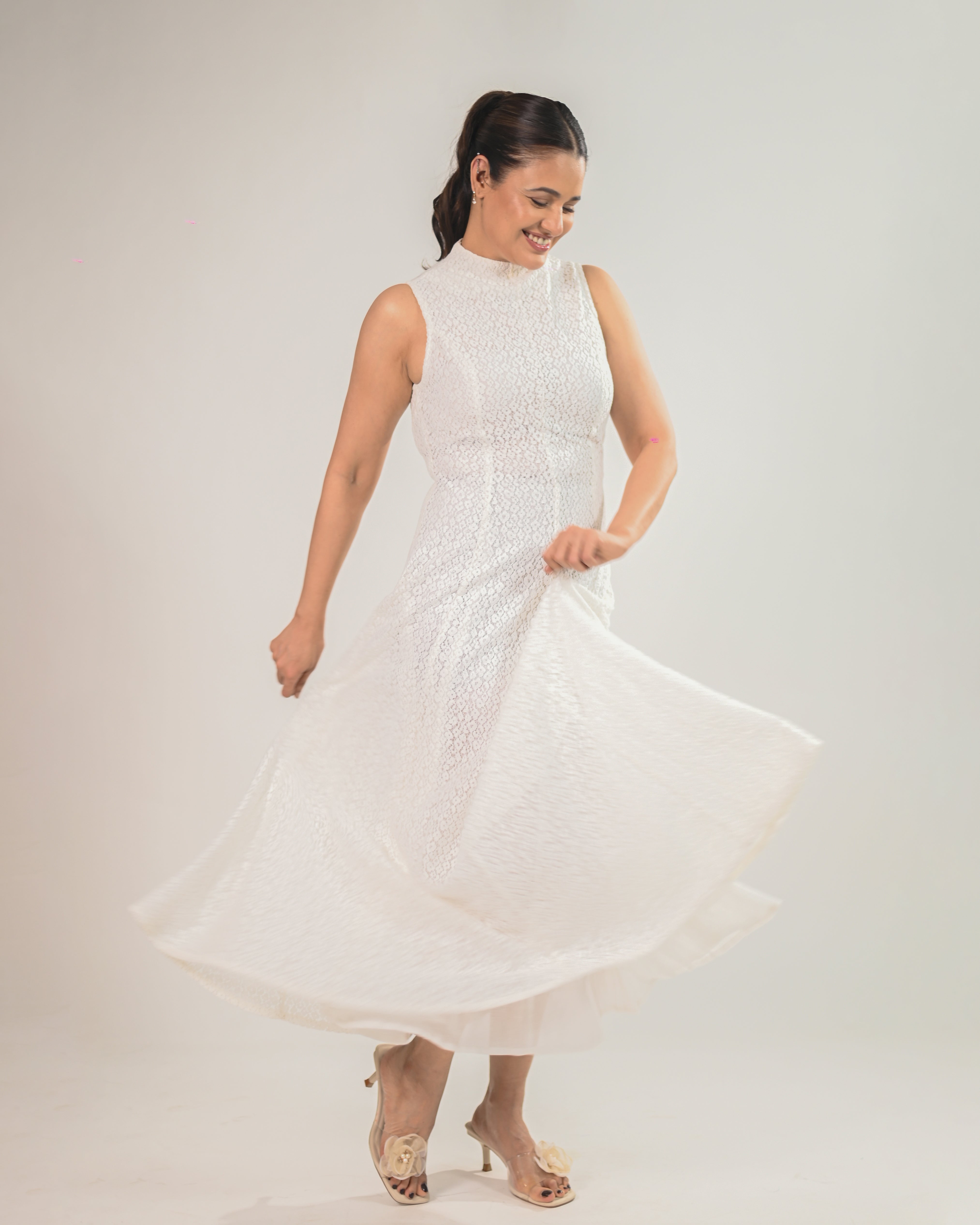 Ivory Whisper Maxi Dress