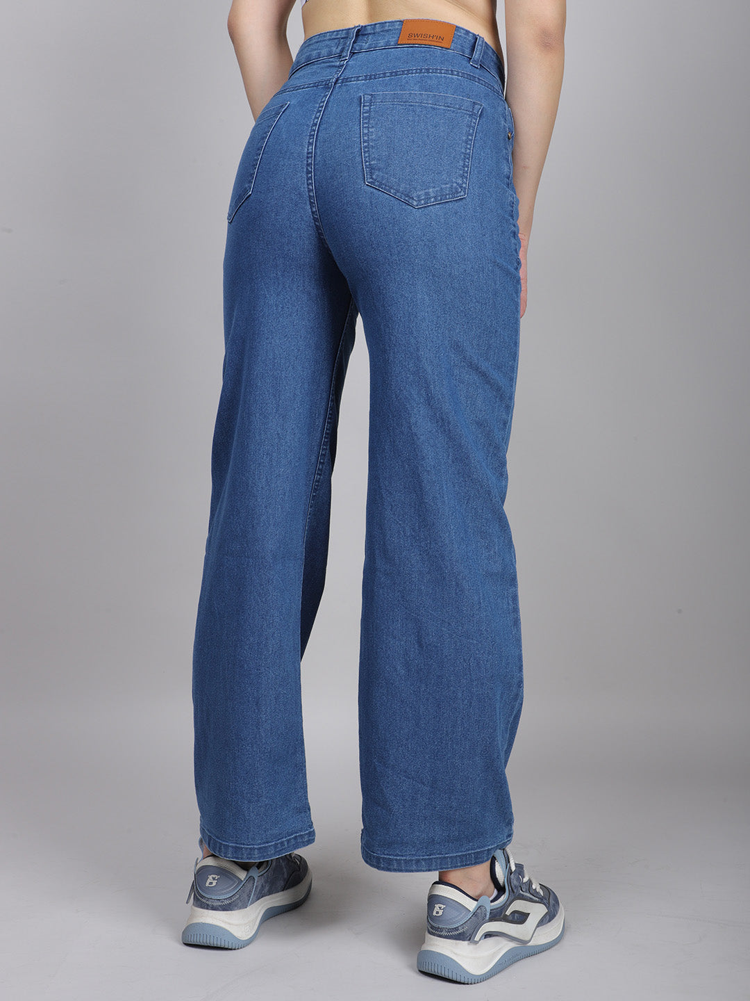 Blue High Waist Denim Jeans