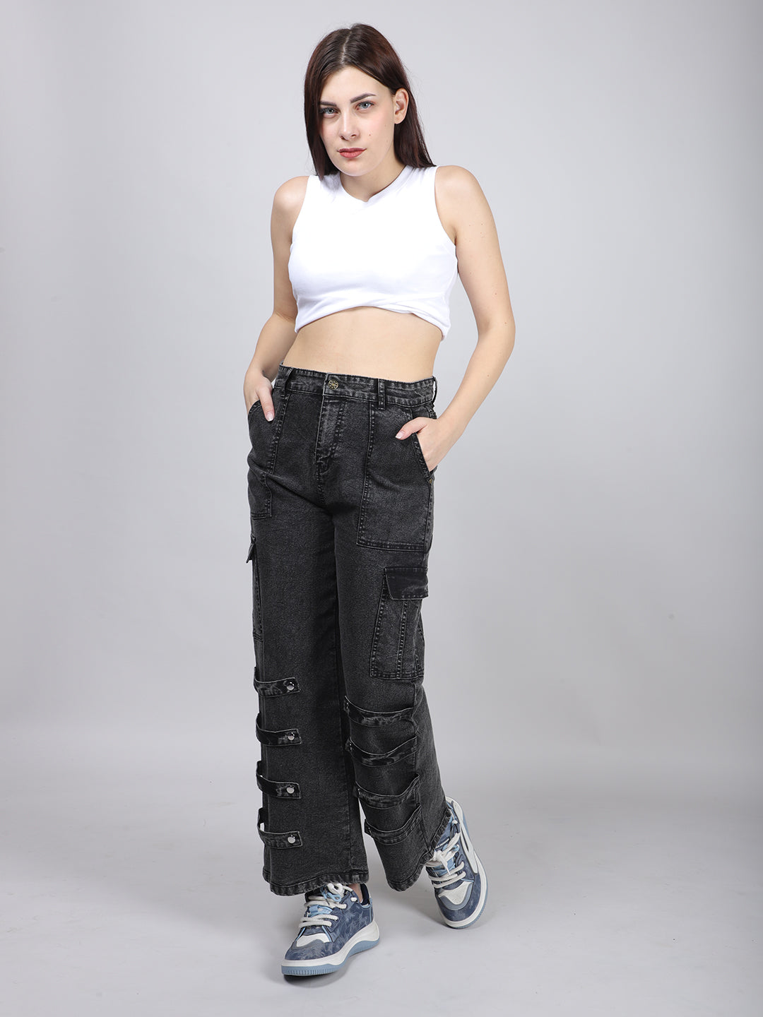 Cargo Six Pocket Denim Jeans