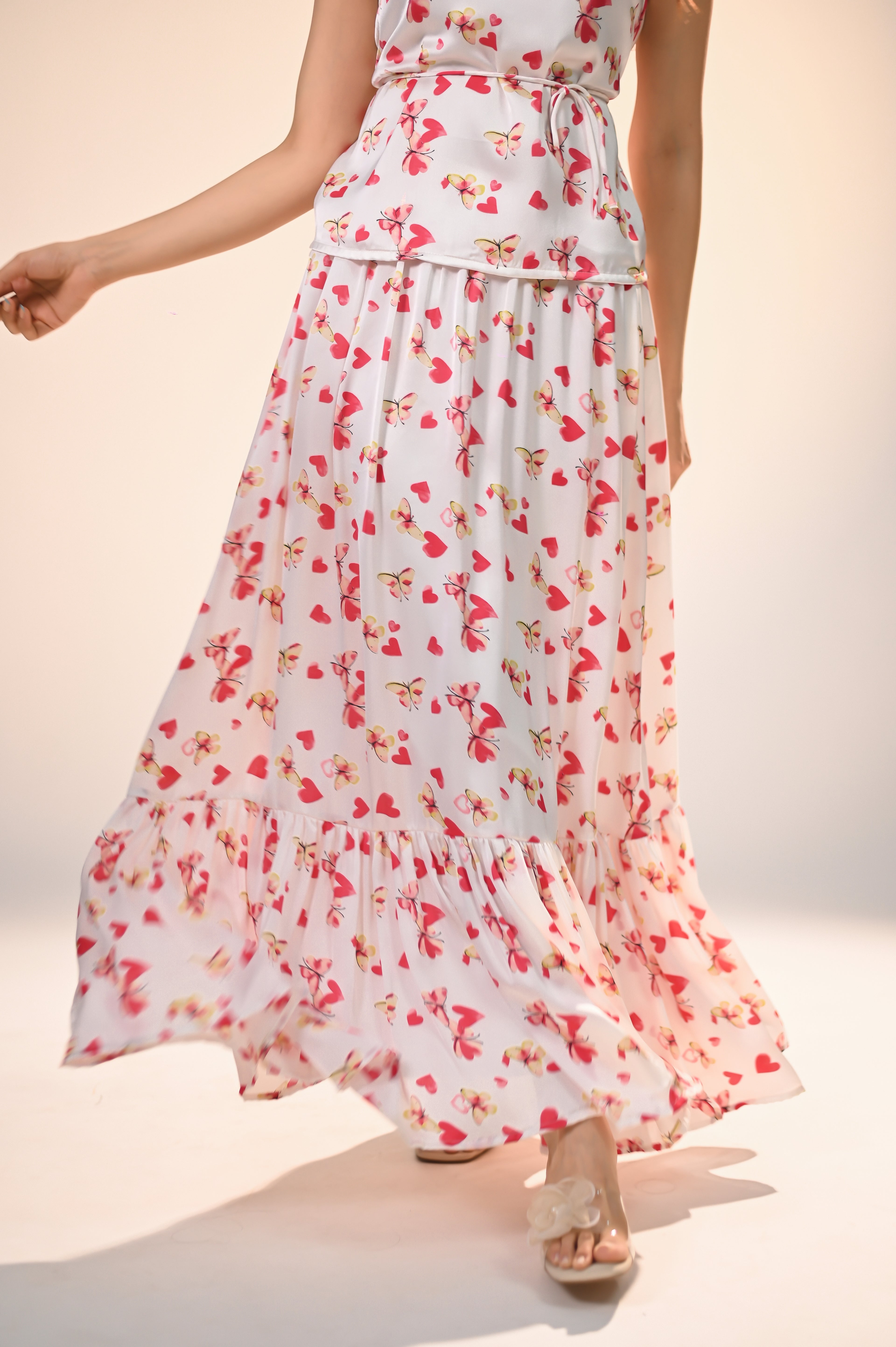 Butterfly Print Co-ord Set