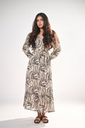 Safari Chic Maxi Dress