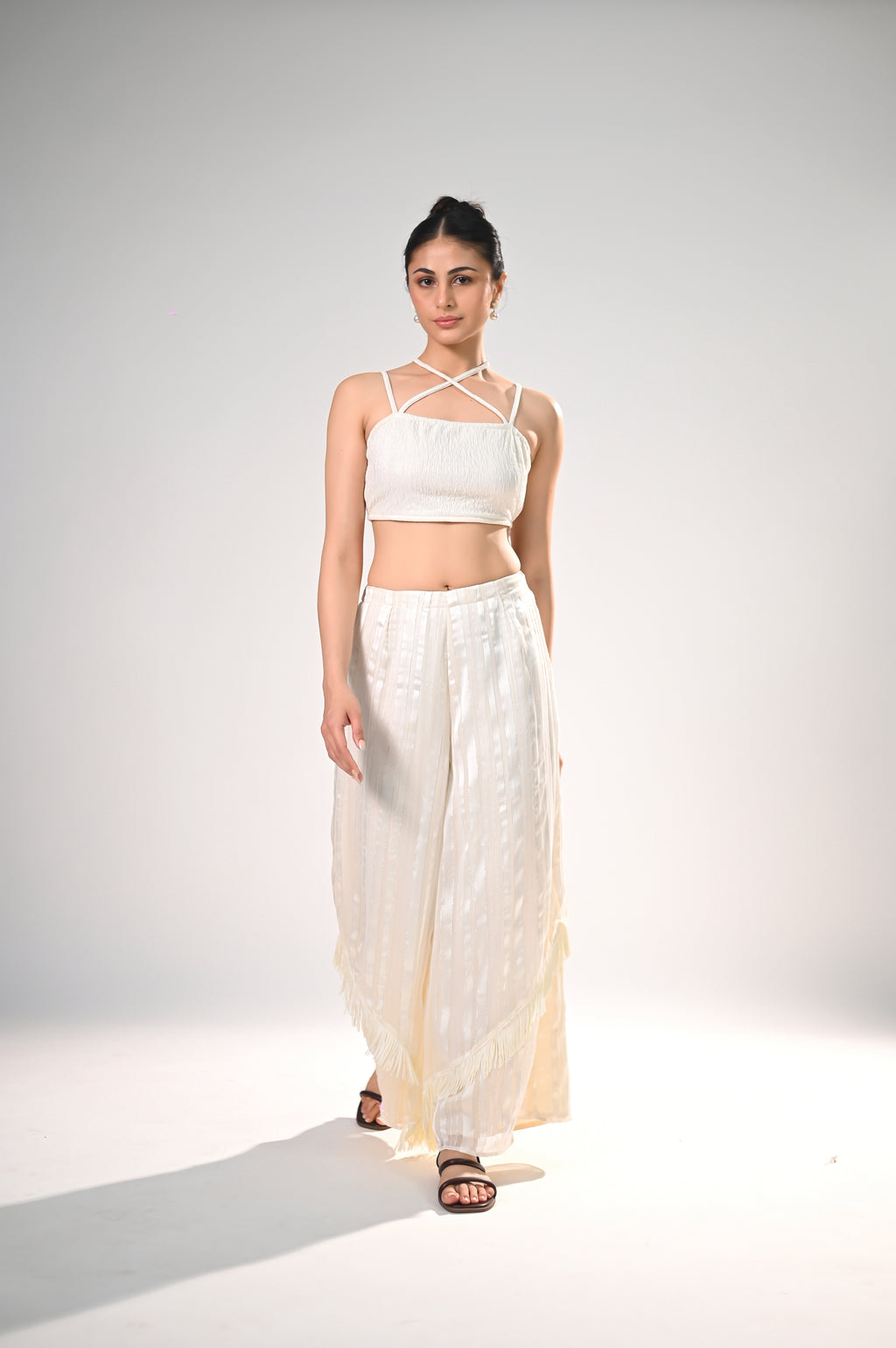 Boho-Glam Criss-Cross Co-ord Set