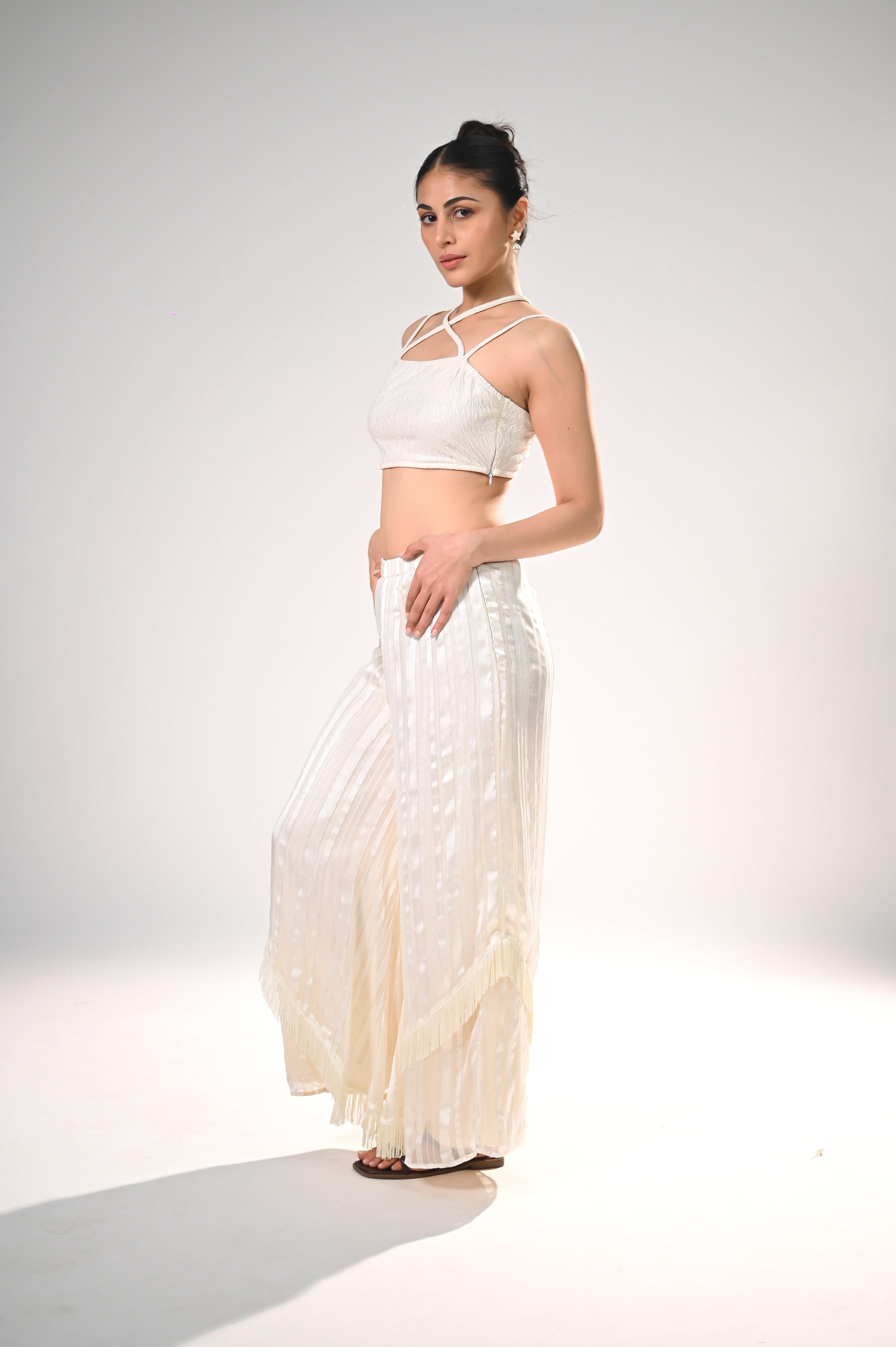 Boho-Glam Criss-Cross Co-ord Set