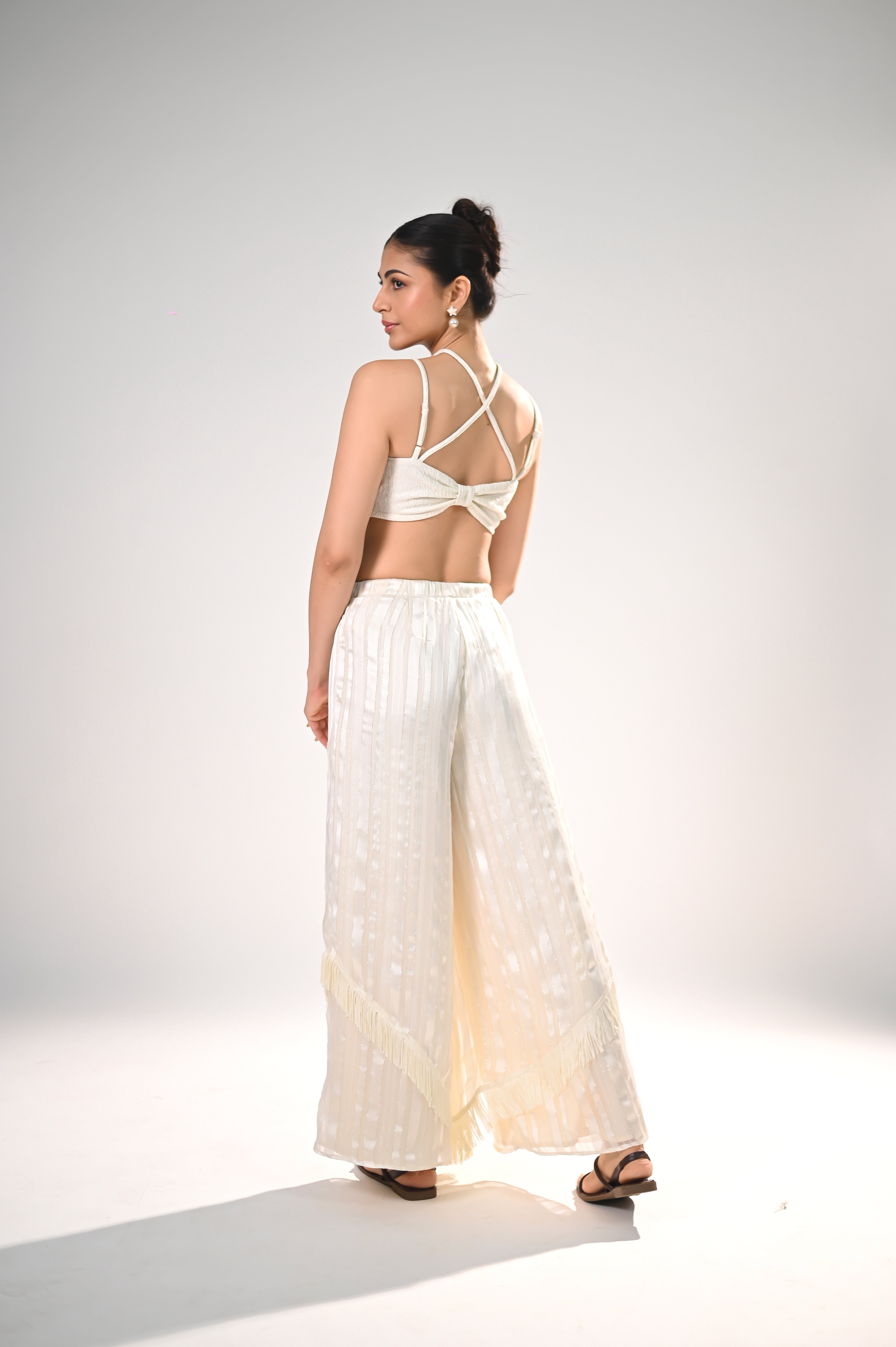 Boho-Glam Criss-Cross Co-ord Set