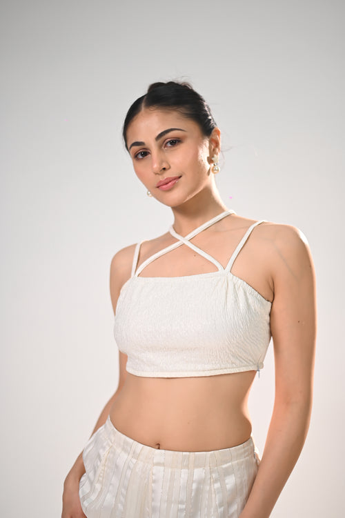 Boho-Glam Criss-Cross Co-ord Set