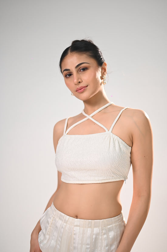 Boho-Glam Criss-Cross Co-ord Set