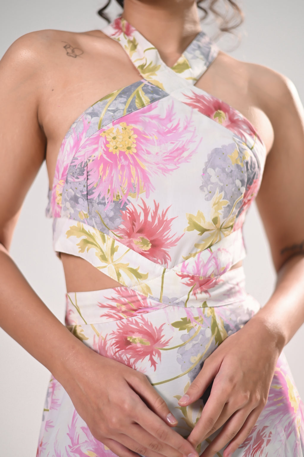 Blooming Grace Asymmetrical Dress