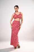 Hot Pink Zebra Maxi Co-ord Set