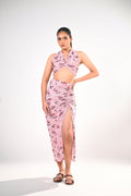 Blush Rose Halter Style Co-ord Set