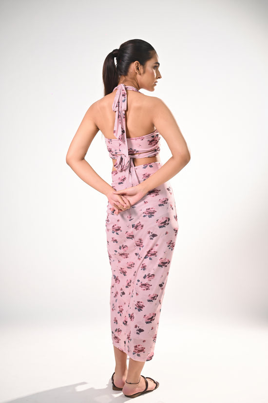 Blush Rose Halter Style Co-ord Set