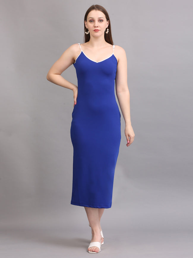 Royal Blue Bodycon Dress Main Image