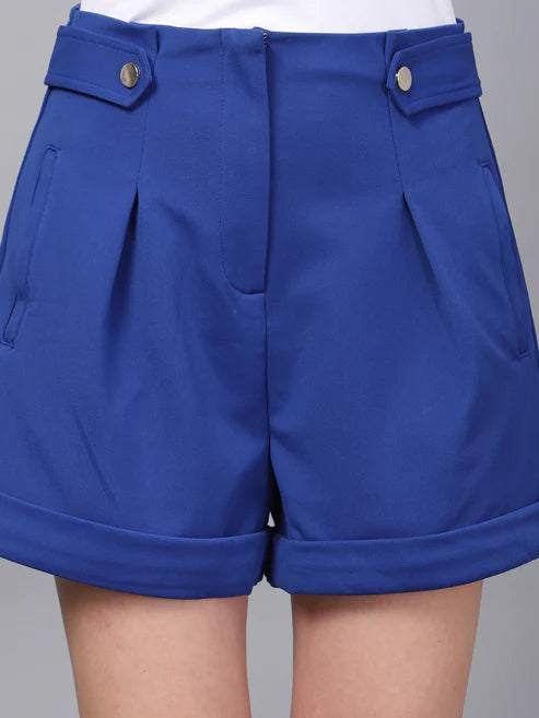 Royal Blue High-Rise Short