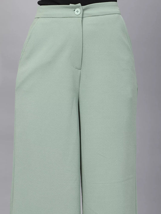 Sea Green Parallel Trousers