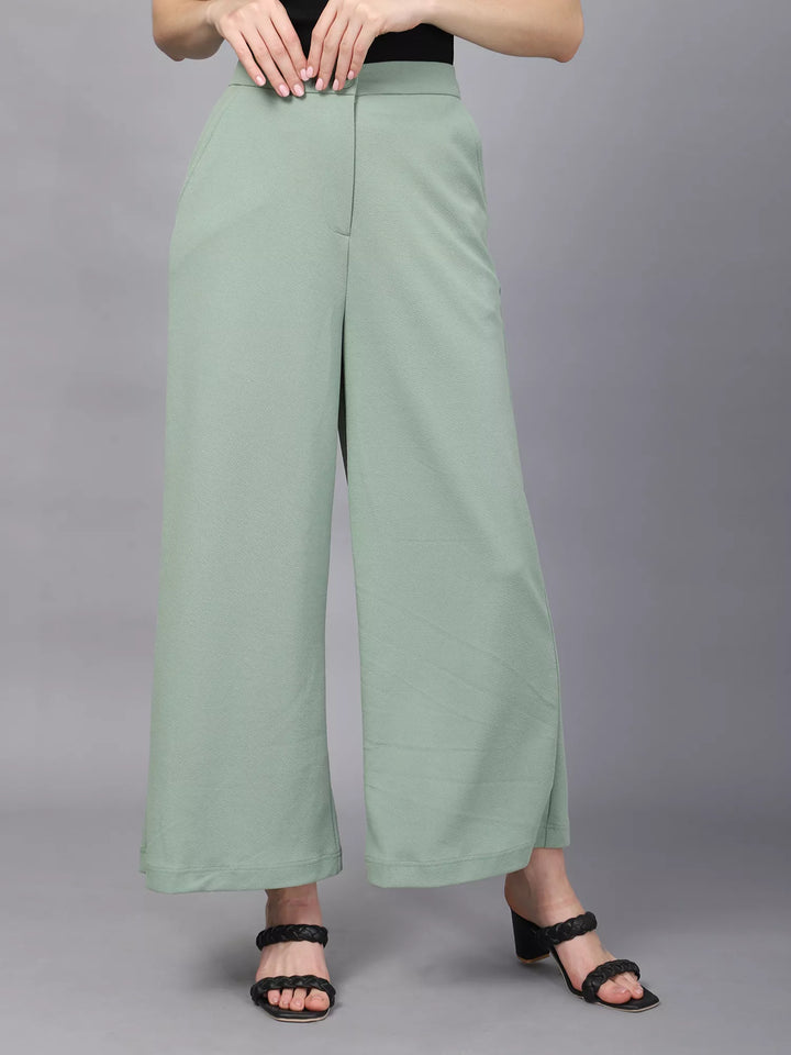 Sea Green Parallel Trousers