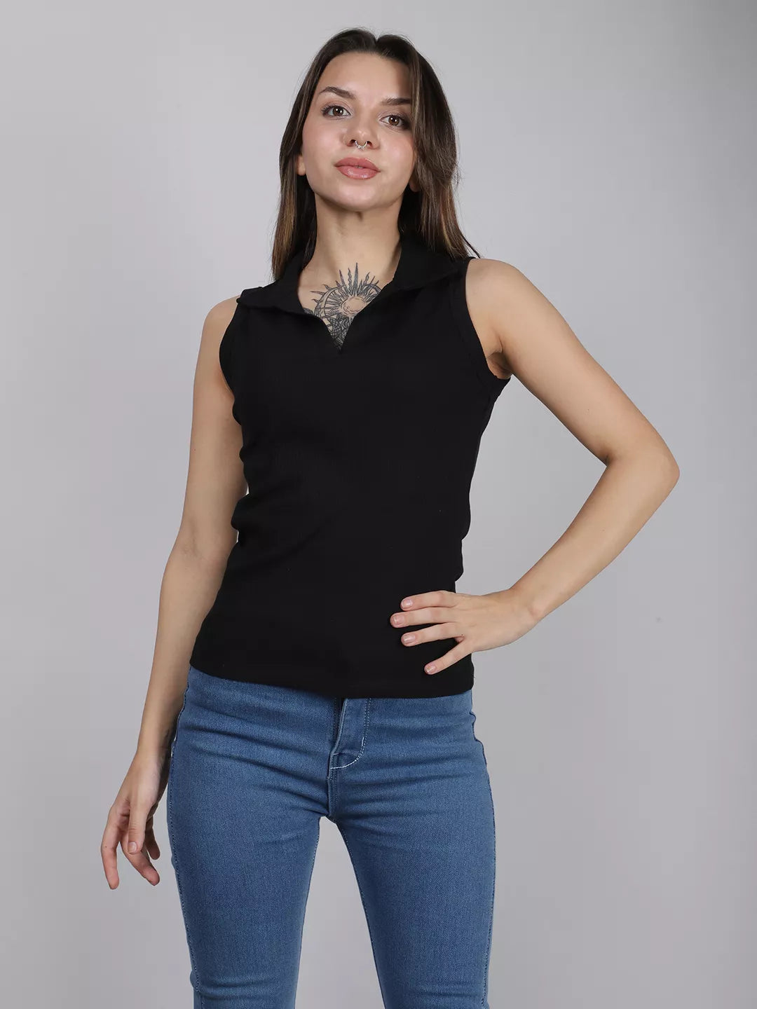 Rip Collar Top