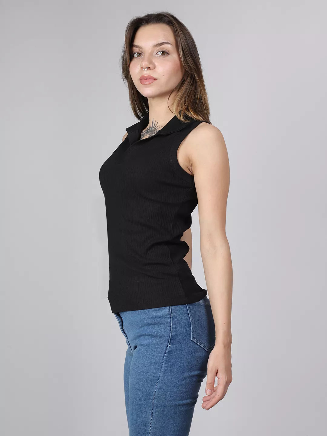 Rip Collar Top