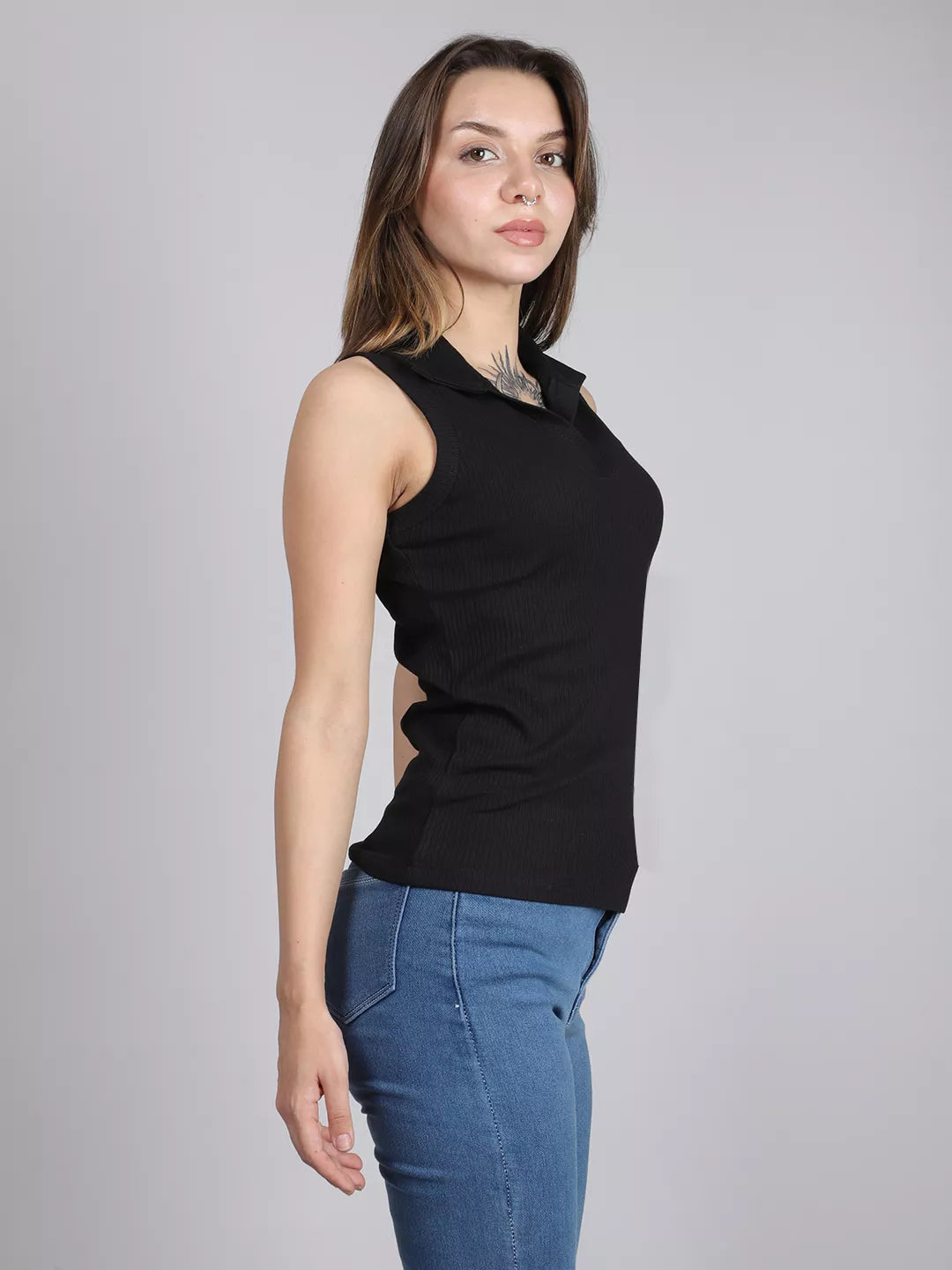 Rip Collar Top