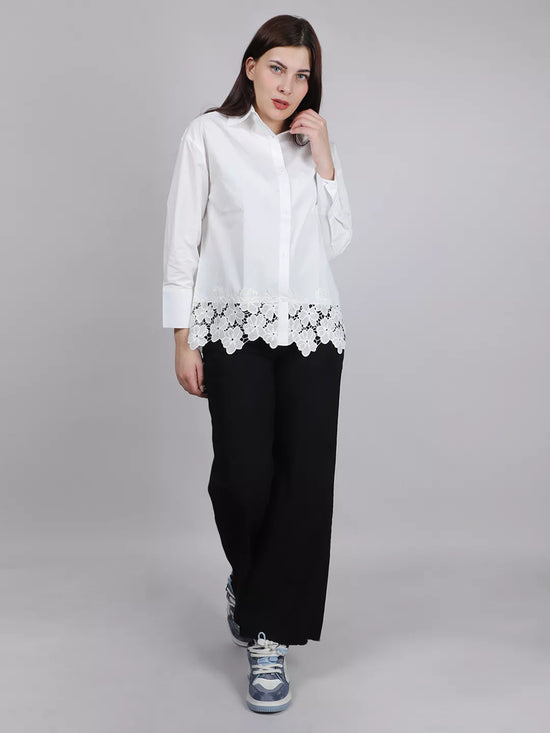 White Lace Shirt
