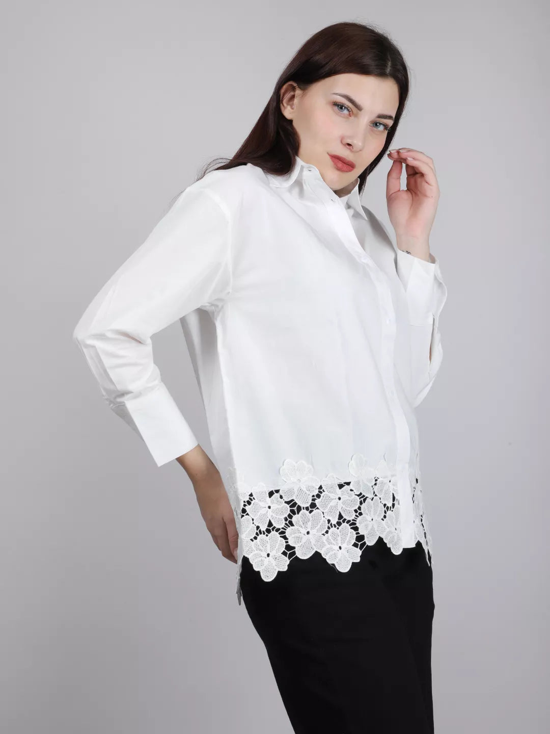 White Lace Shirt