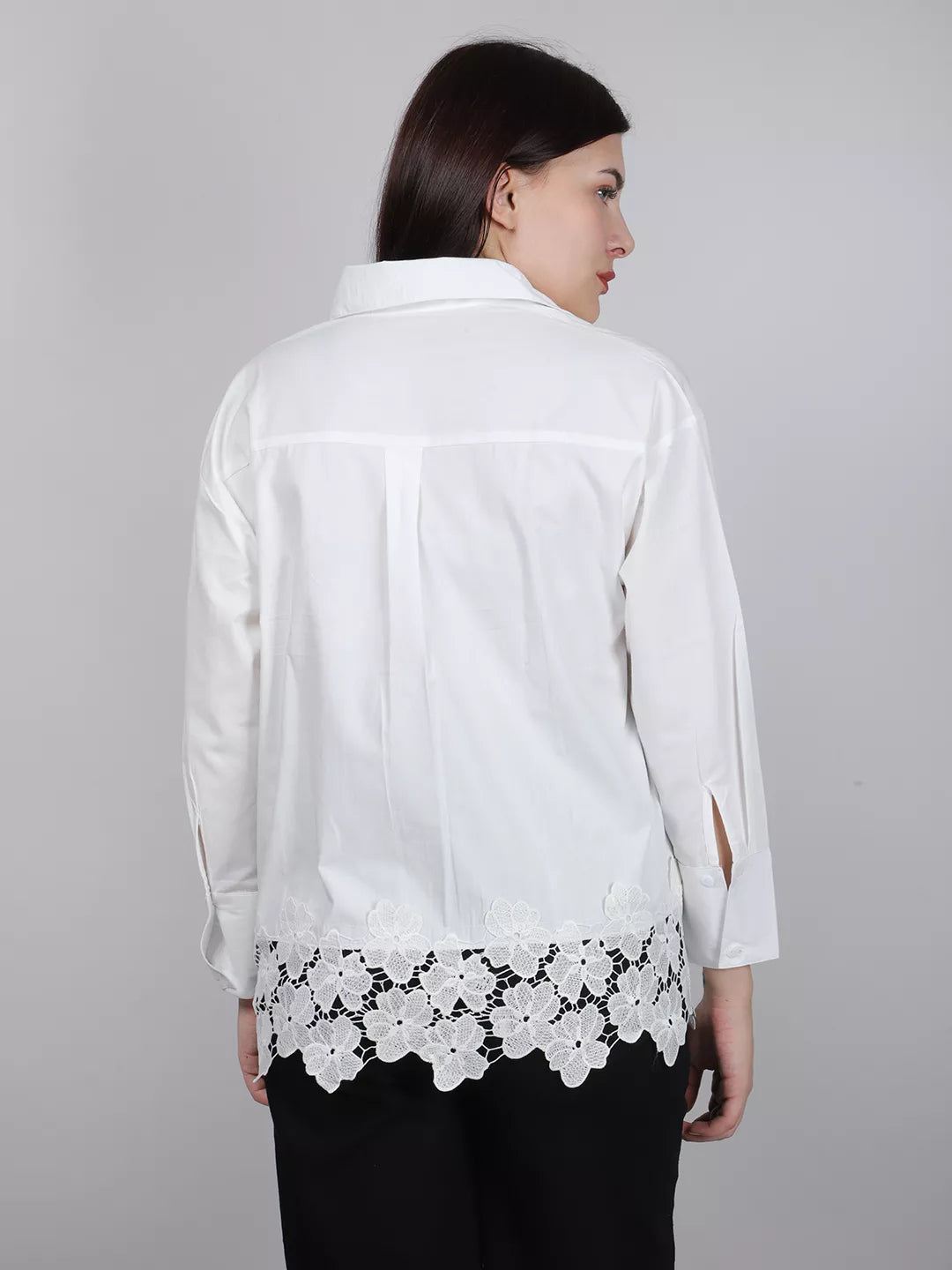 White Lace Shirt