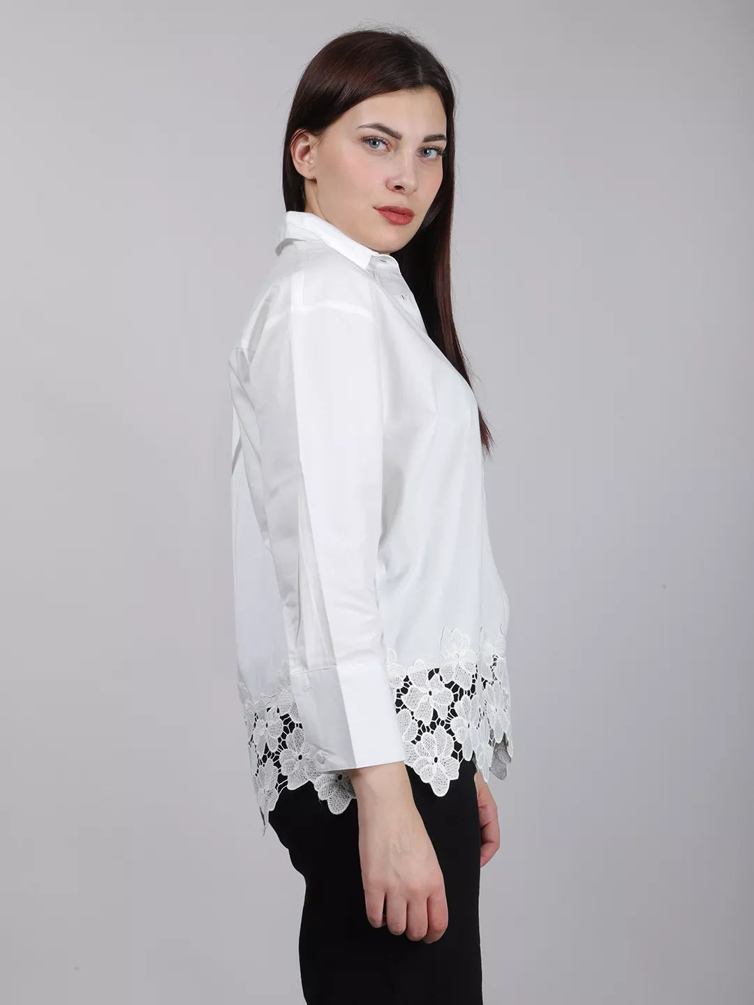 White Lace Shirt