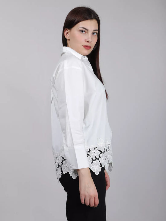 White Lace Shirt