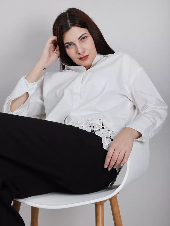 White Lace Shirt