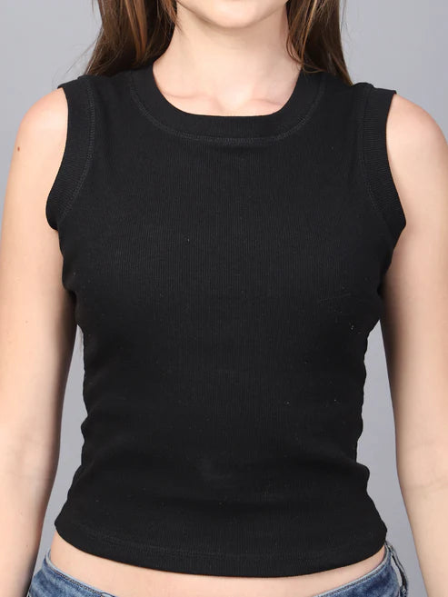 Black Rib Top