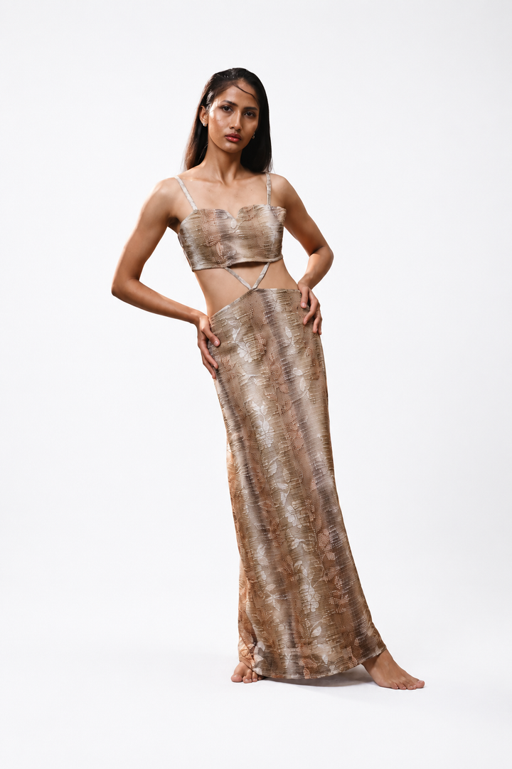 Rustic Luxe Strappy Dress