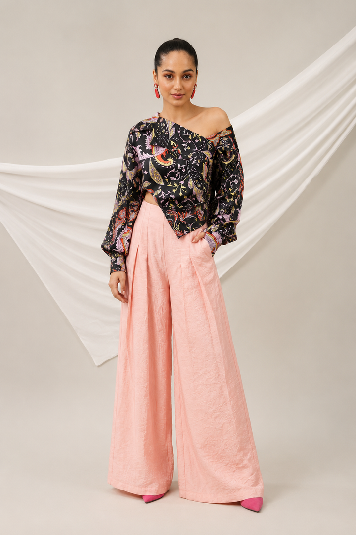 Peach Muse Printed Co-ord Set