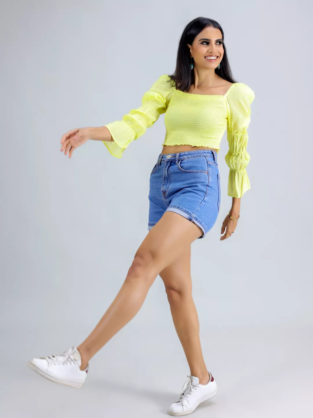 Yellow Crop Top