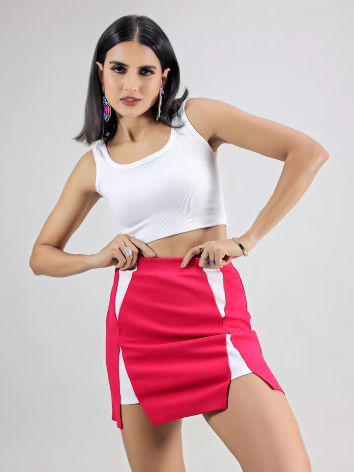 Pink Mini Skirt