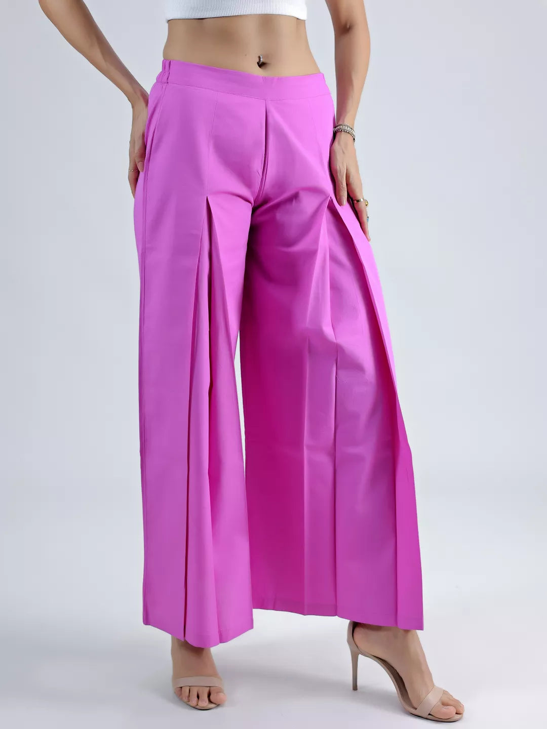 Pink Pleated Pant