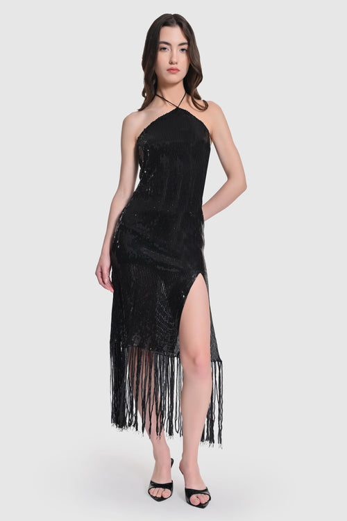 Eclipse Elegance Sequin Dress