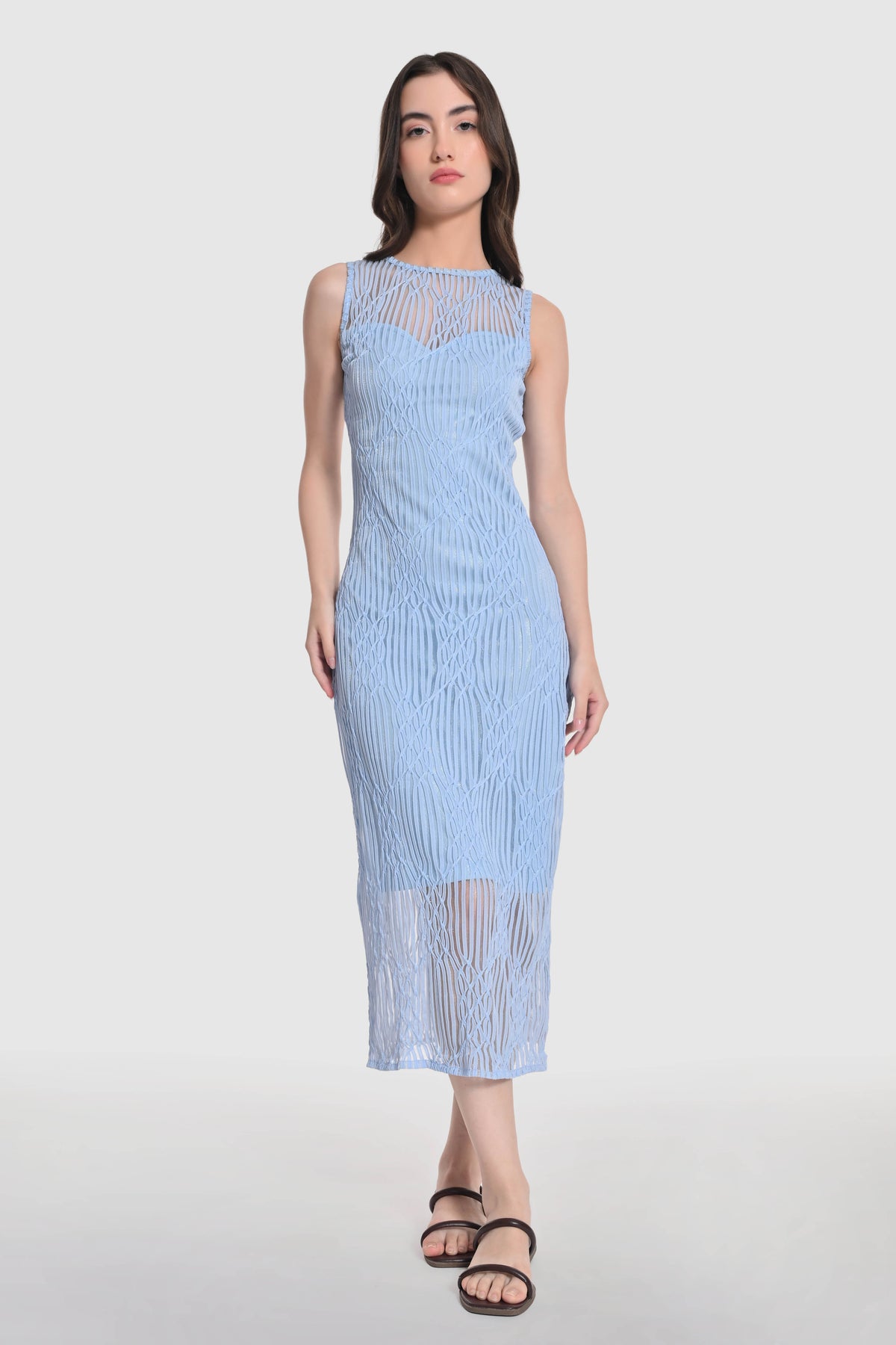 Linear Grace Bodycon Dress