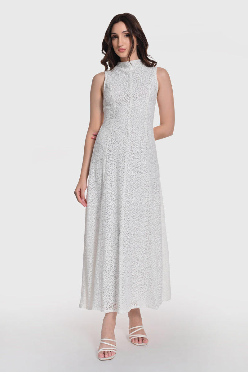 Ivory Whisper Maxi Dress
