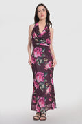 Rose Garden Cowl Neck Dress
