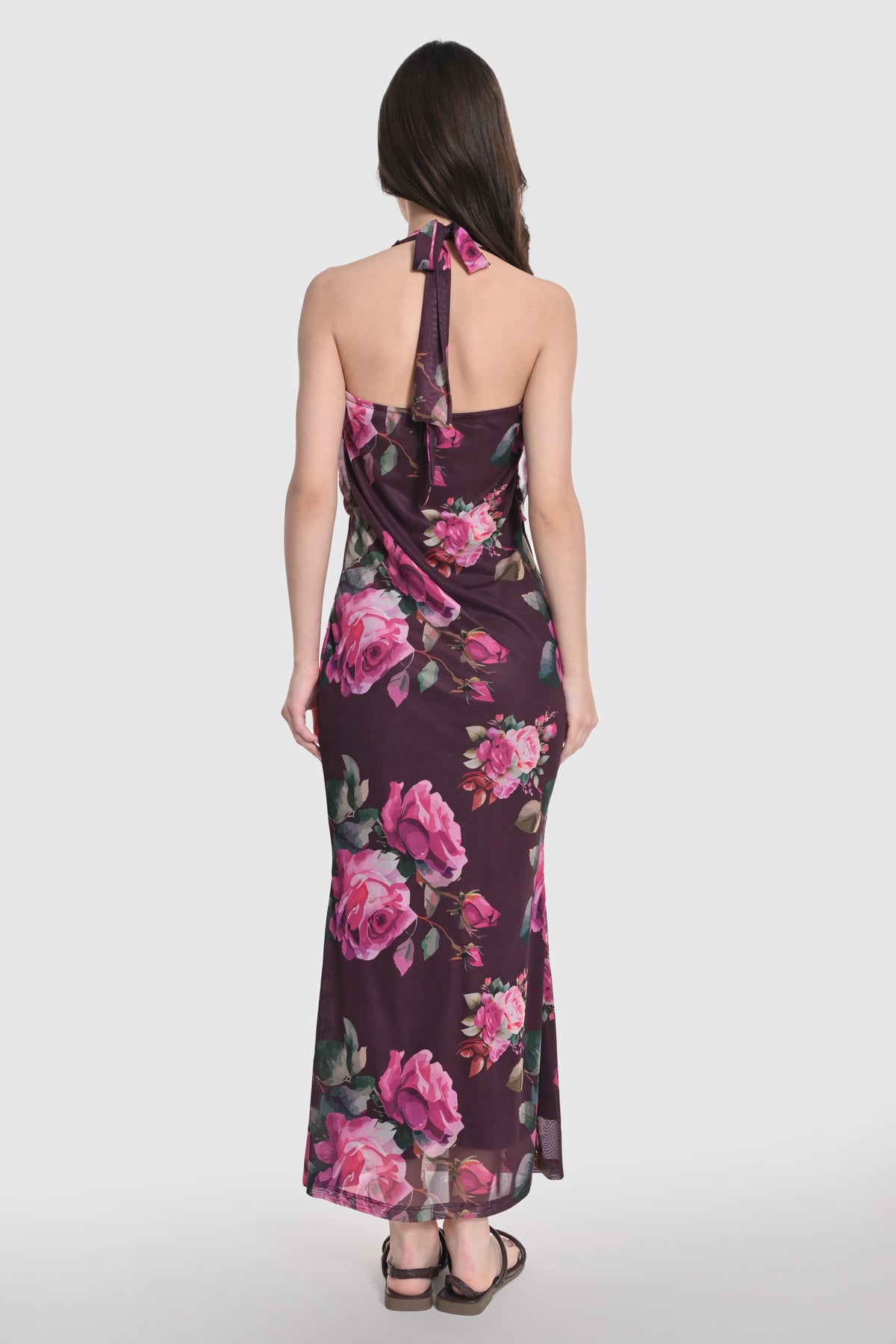 Rose Garden Cowl Neck Dress