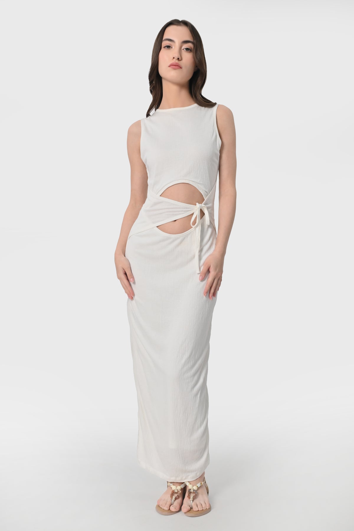 Coconut Cream Bodycon Dress