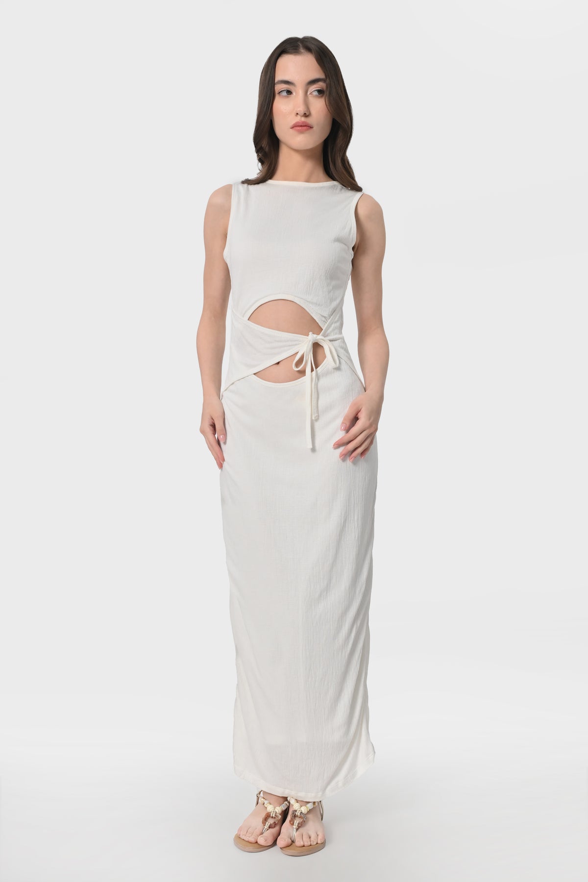 Coconut Cream Bodycon Dress