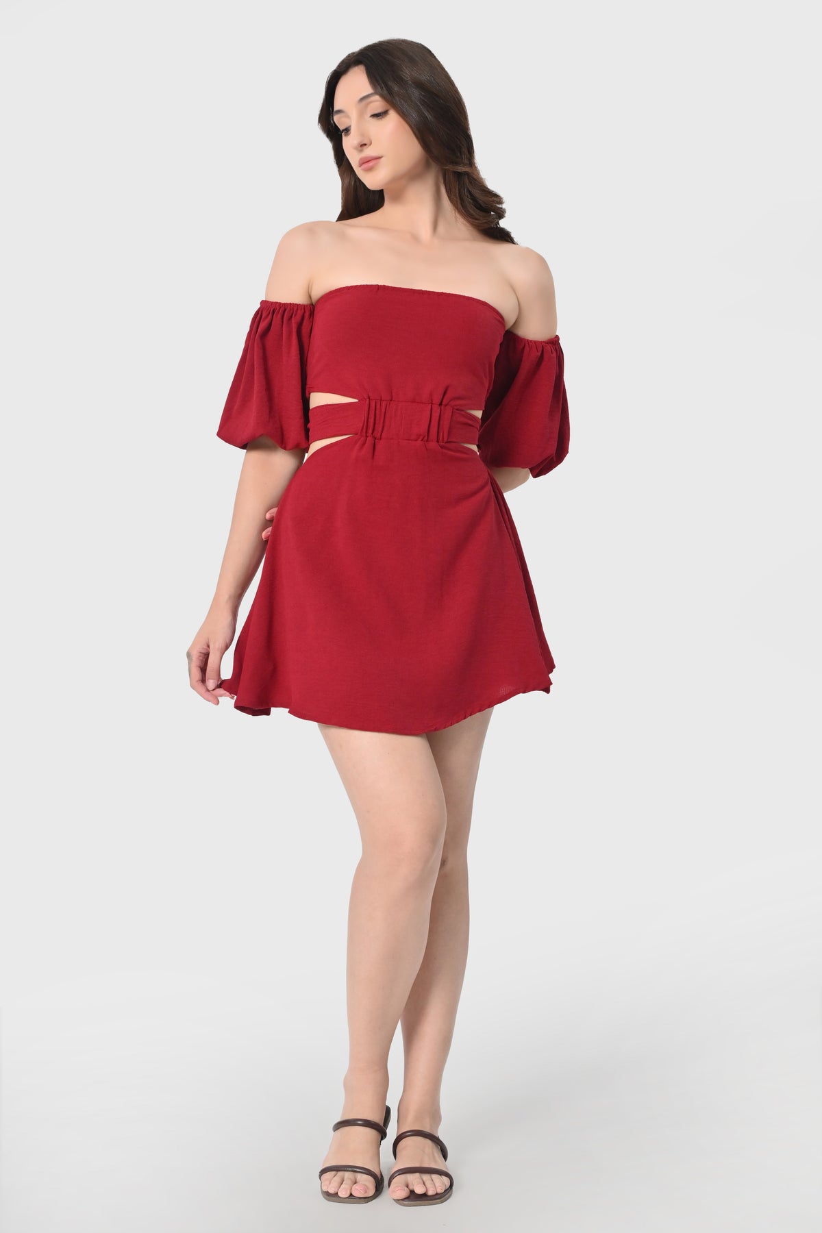 Velvet Rose Mini Dress