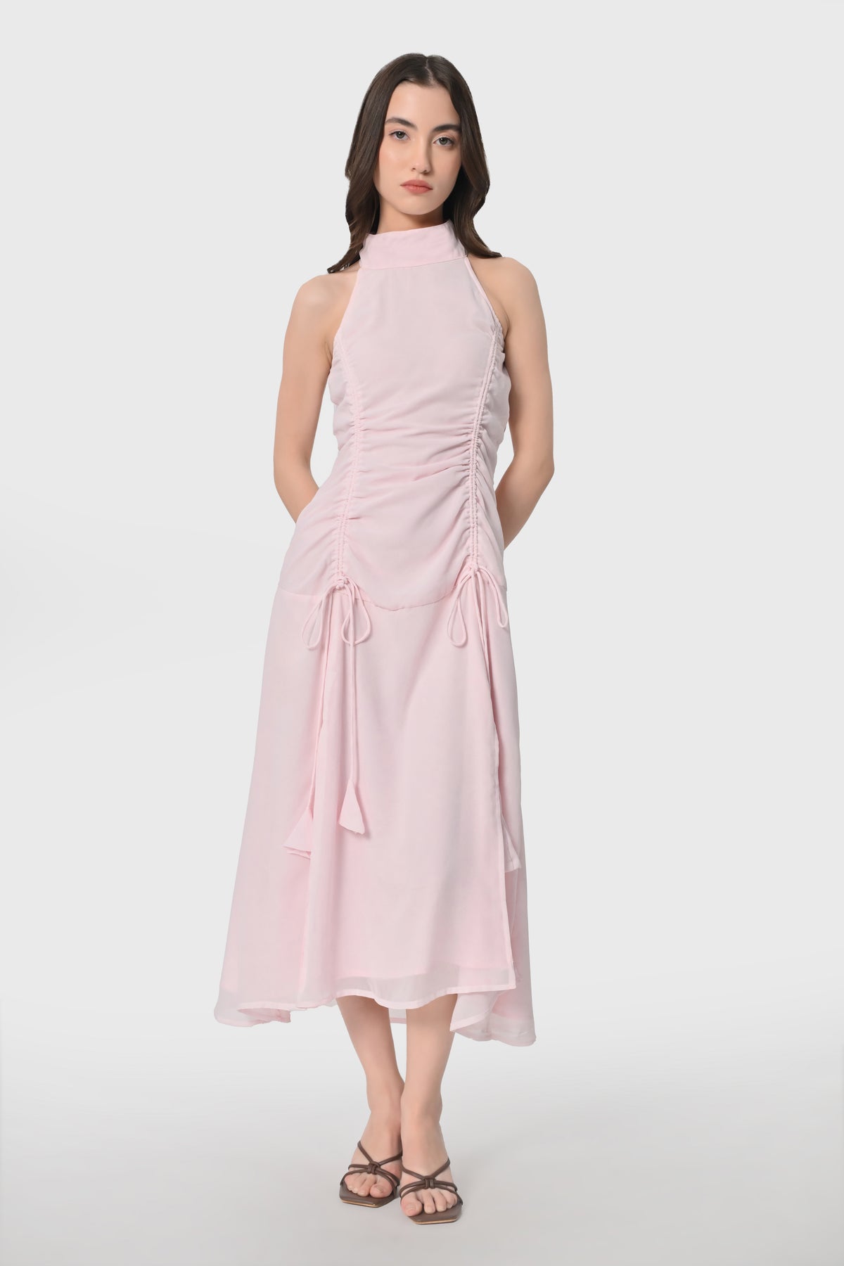 Blush Serenity Midi Dress