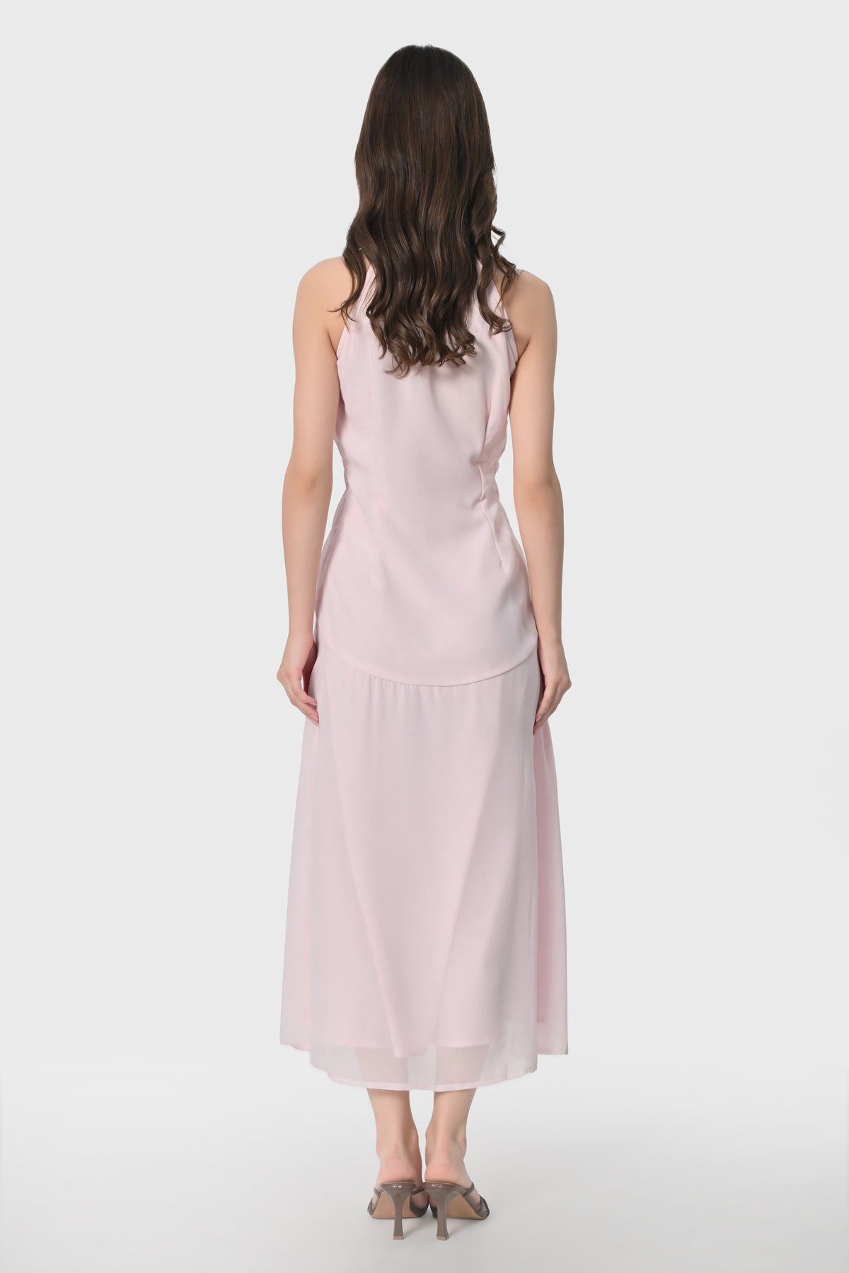 Blush Serenity Midi Dress