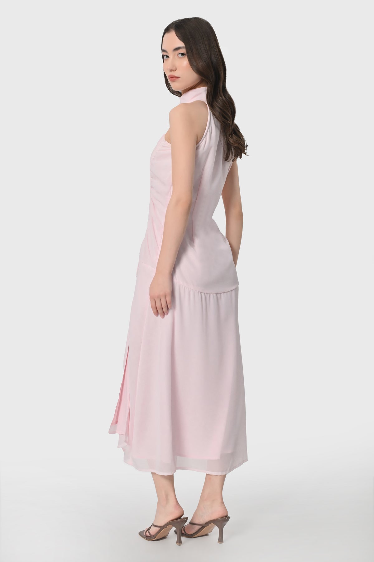 Blush Serenity Midi Dress