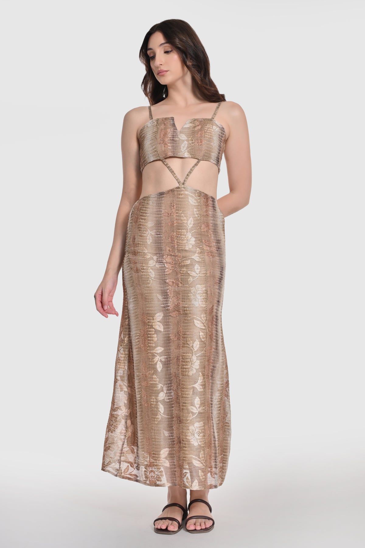 Rustic Luxe Strappy Dress