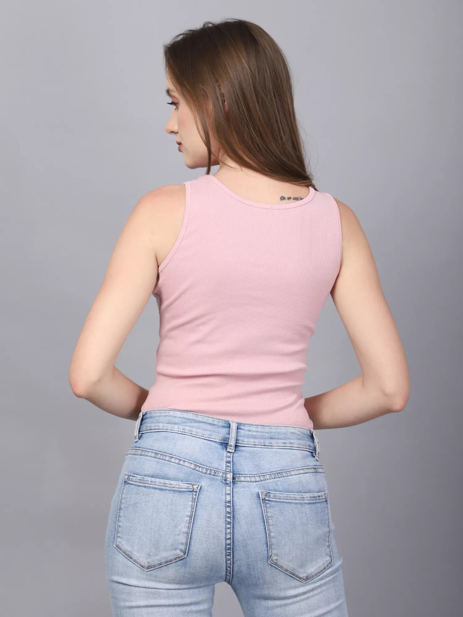 Pink Moon Cutout Bodysuit